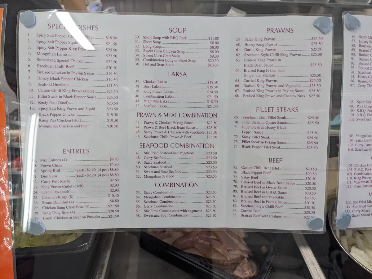Menu Sutherland Seafood & Chinese-4