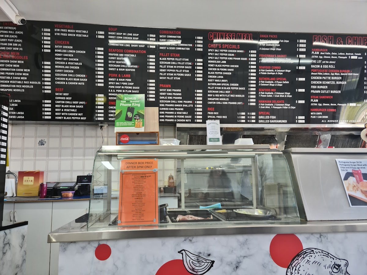 Menu Sutherland Seafood & Chinese-7