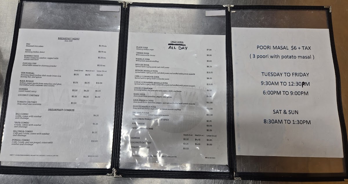 Menu Suvvai-6