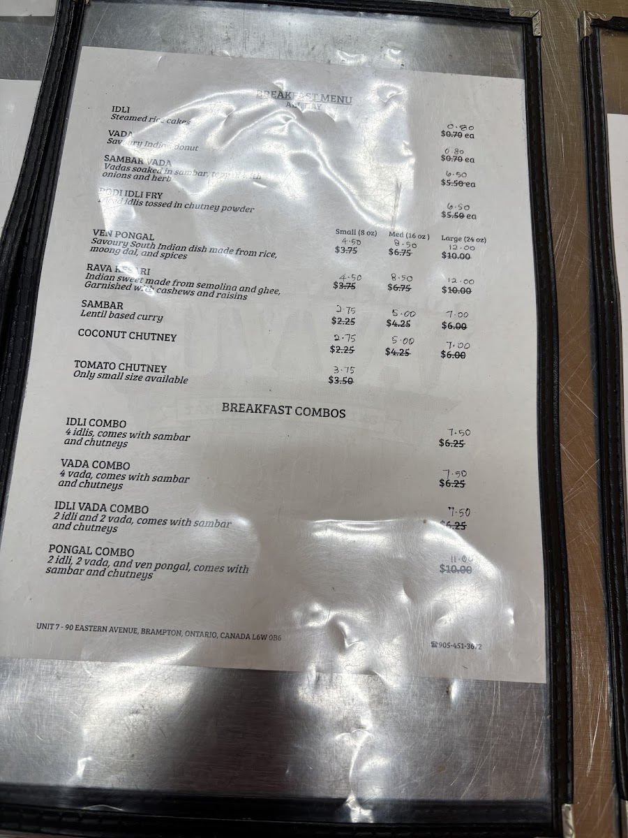 Menu Suvvai-7