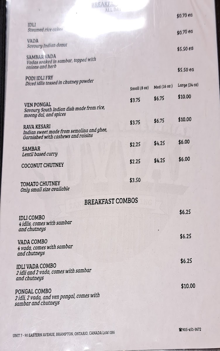 Menu Suvvai-9