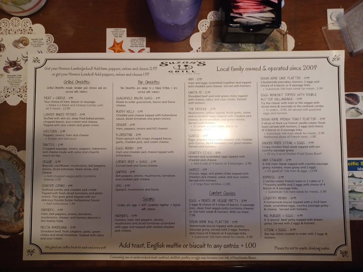 Menu Suzan's Grill-6