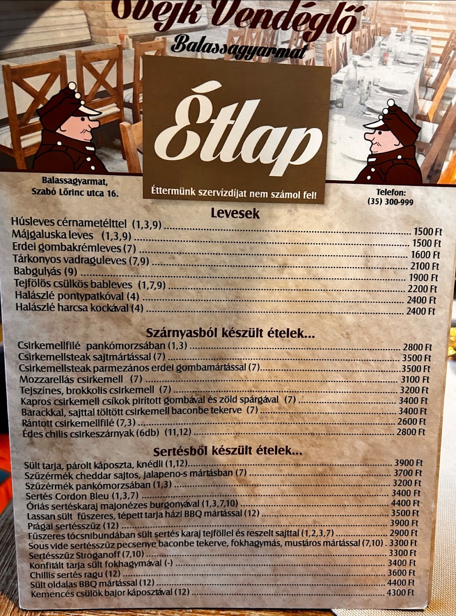 Menu Svejk Restaurant-10