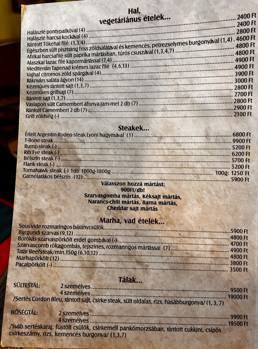 Menu Svejk Restaurant-2