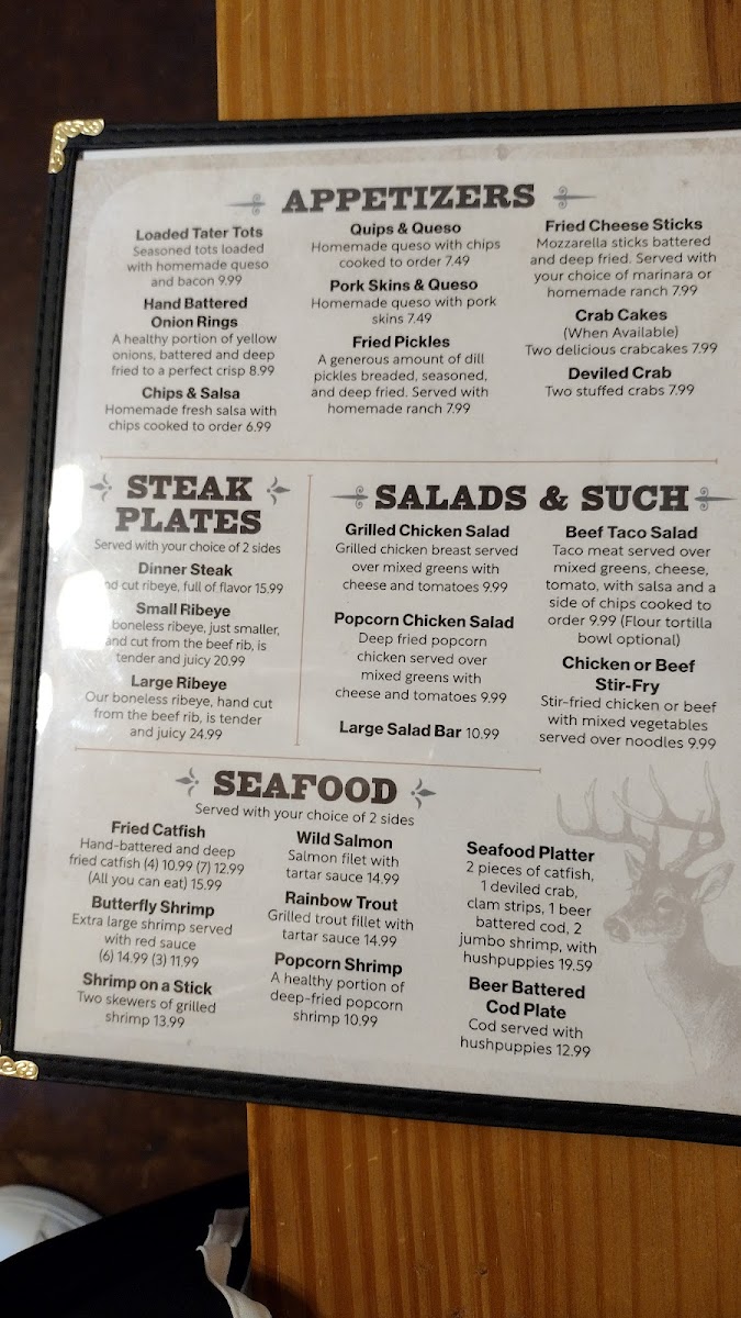 Menu Swackhammer's Texas Grill-3