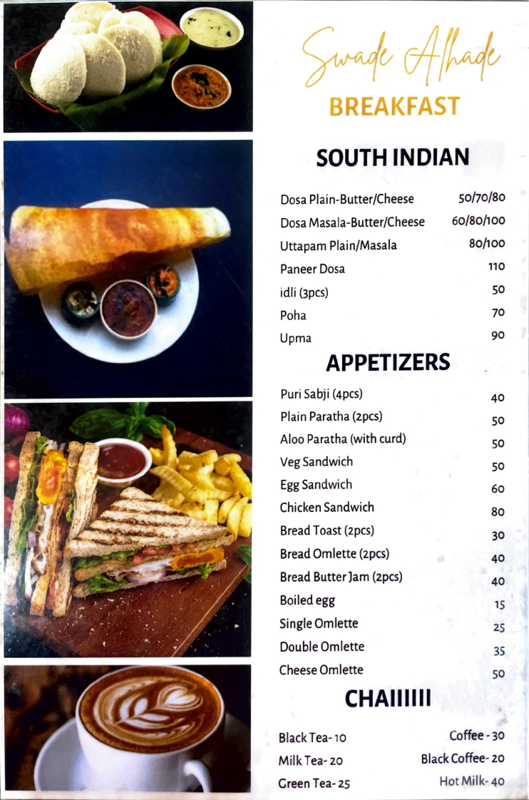 Menu Swade Alhade-7