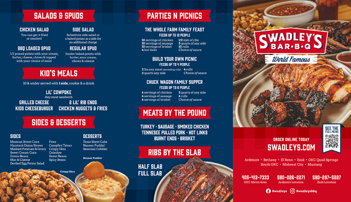 Menu Swadley's Bar-B-Q-1