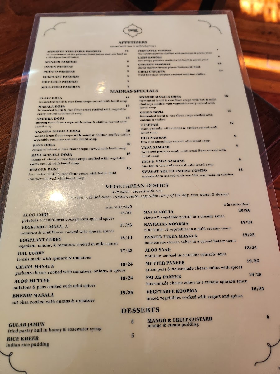 Menu Swagat Indian Cuisine - Beaverton-1