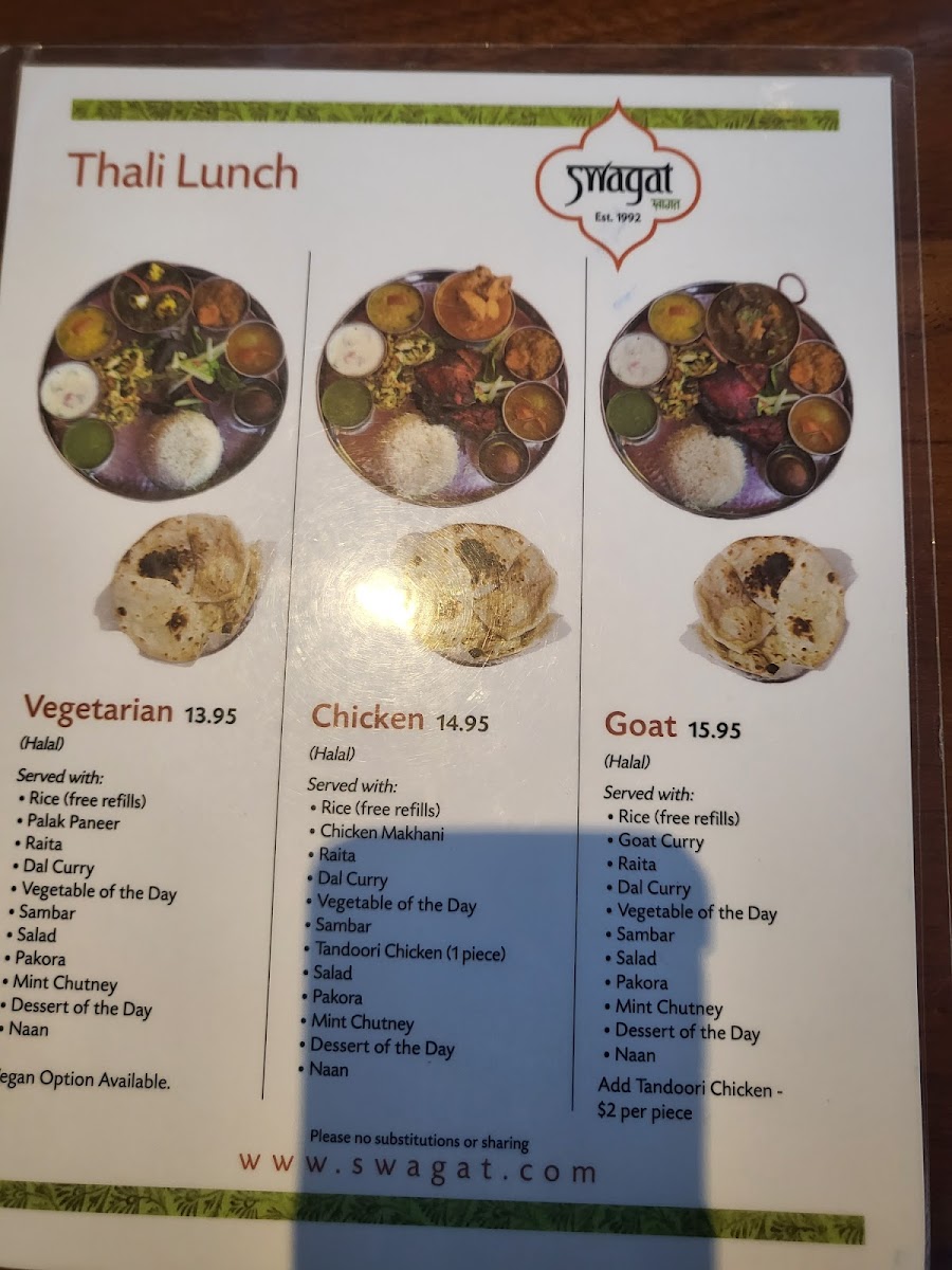 Menu Swagat Indian Cuisine - Beaverton-10