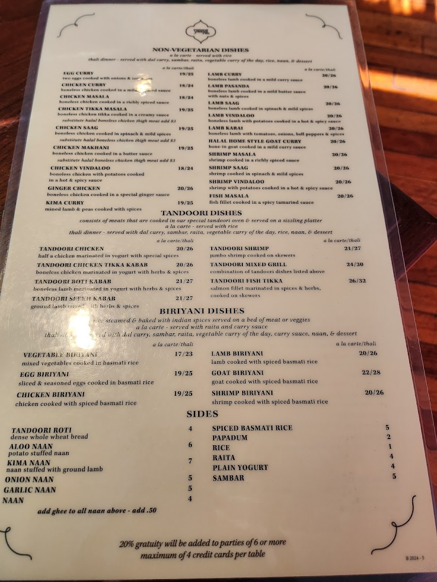 Menu Swagat Indian Cuisine - Beaverton-2