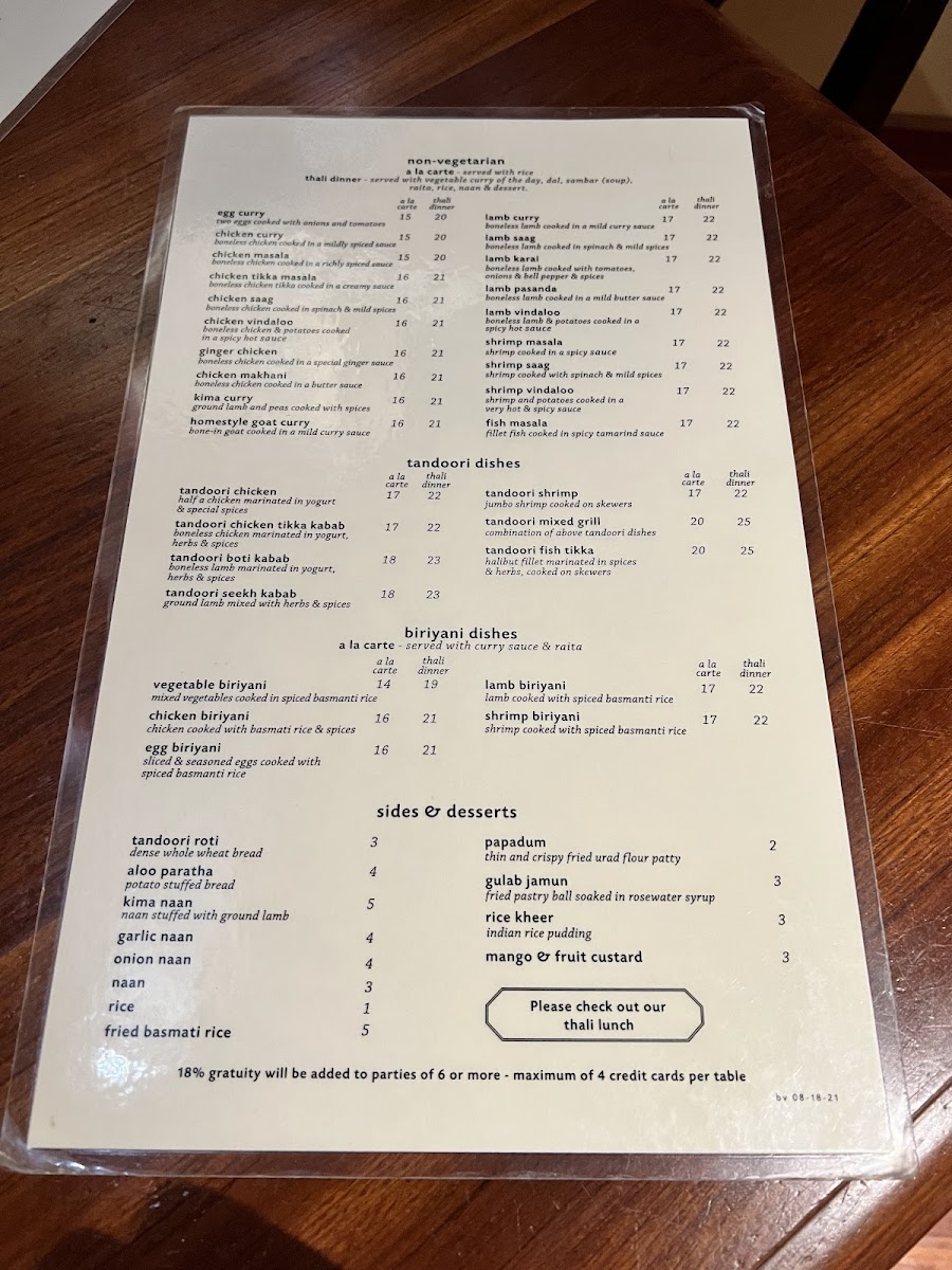 Menu Swagat Indian Cuisine - Beaverton-3