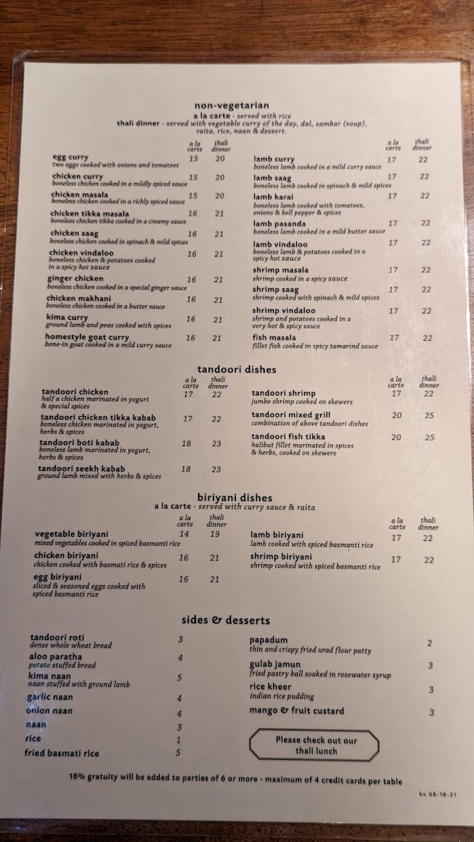 Menu Swagat Indian Cuisine - Beaverton-7