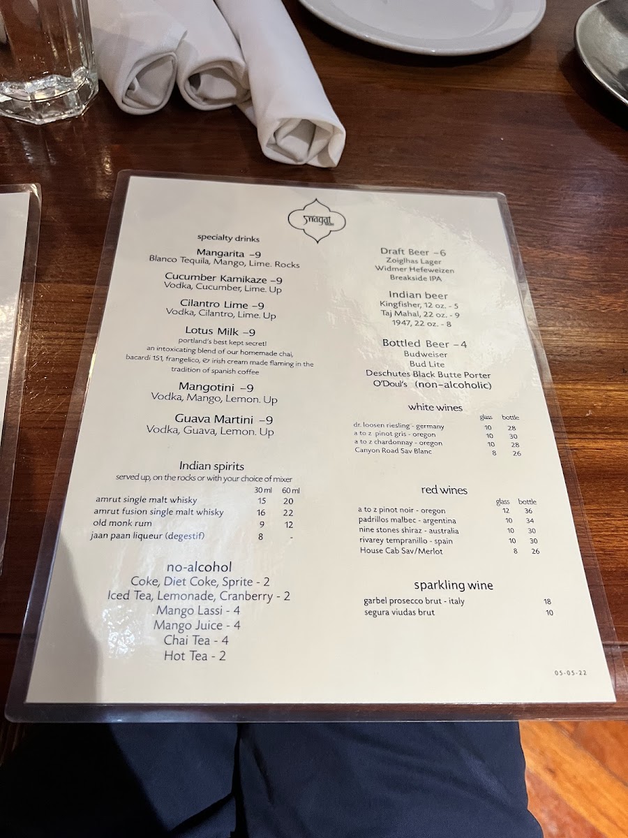 Menu Swagat Indian Cuisine - Beaverton-9