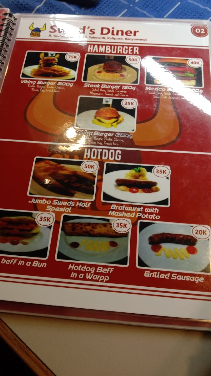 Menu Swed's Diner-5