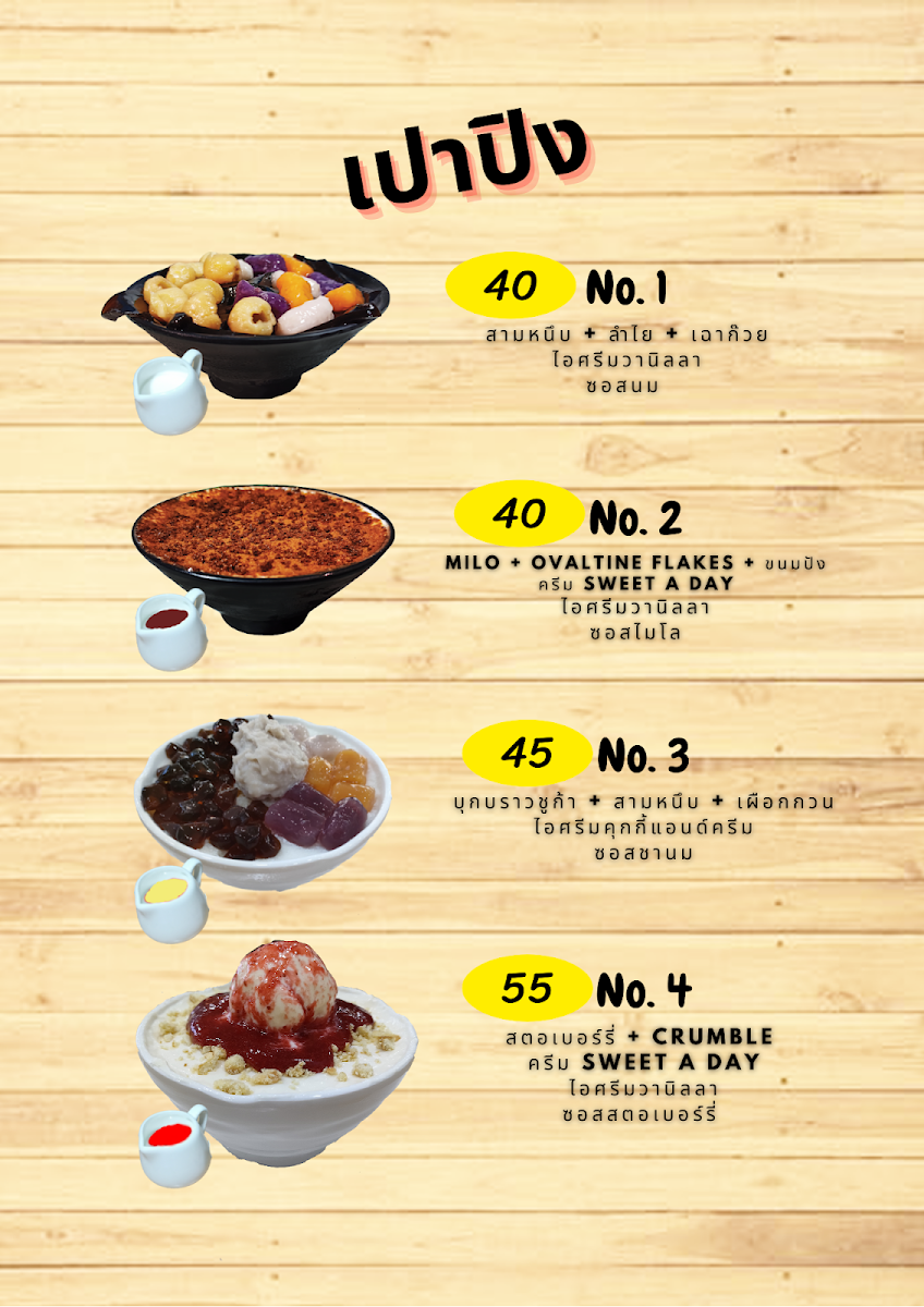 Menu Sweet A Day-1
