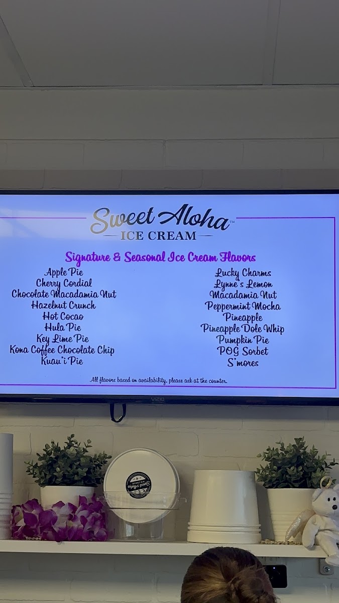 Menu Sweet Aloha Ice Cream-2