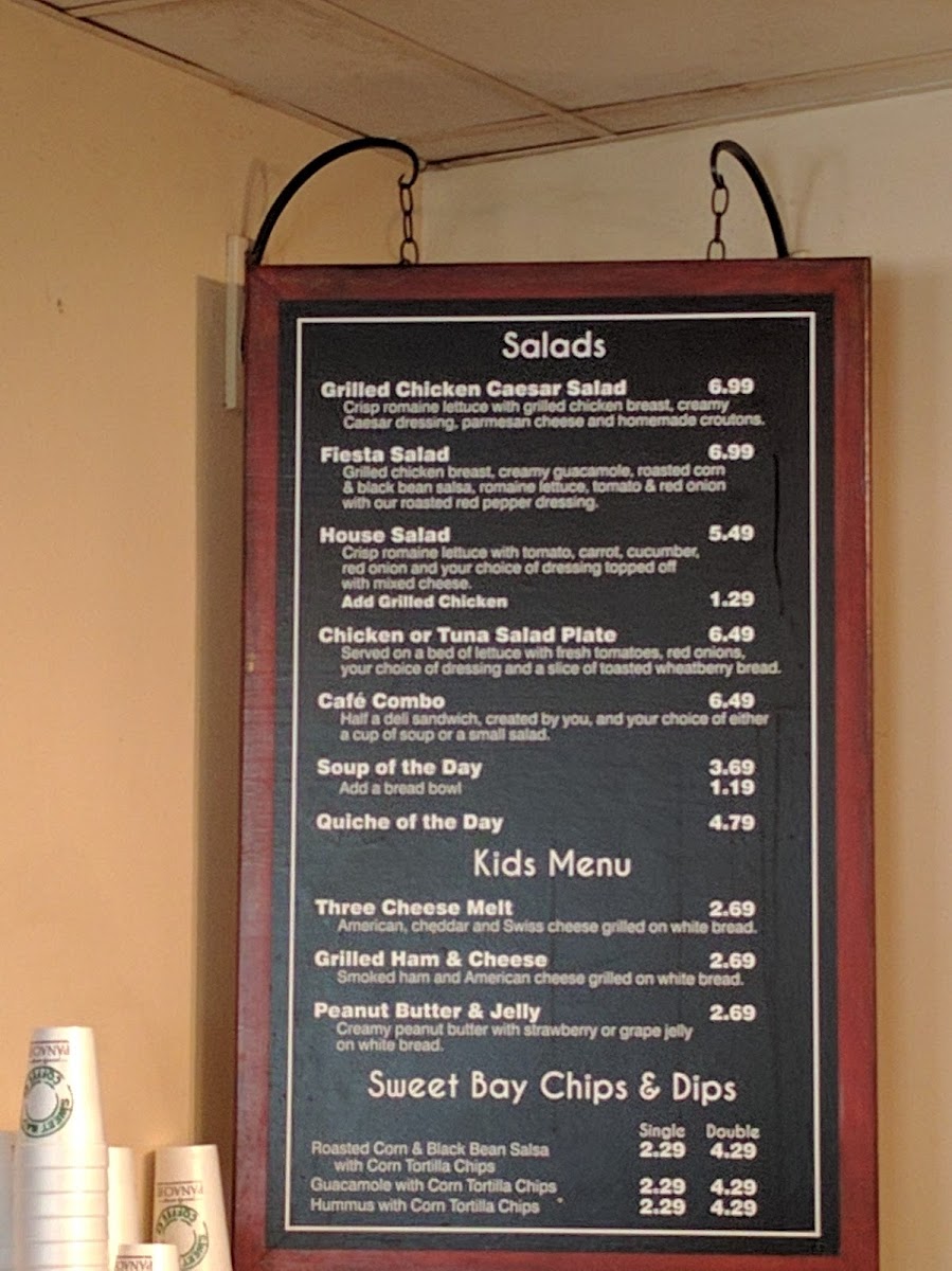 Menu Sweet Bay Coffee Co-2