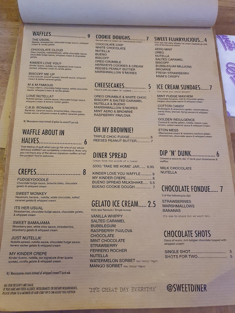 Menu Sweet Diner-9