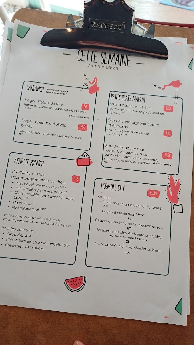 Menu Sweet Flamingo-1