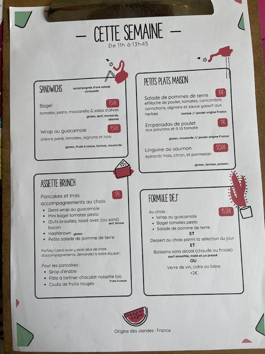 Menu Sweet Flamingo-2