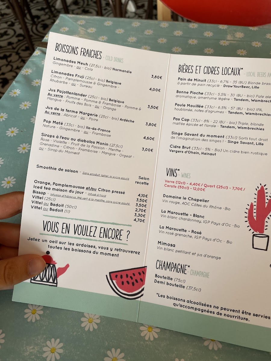 Menu Sweet Flamingo-3
