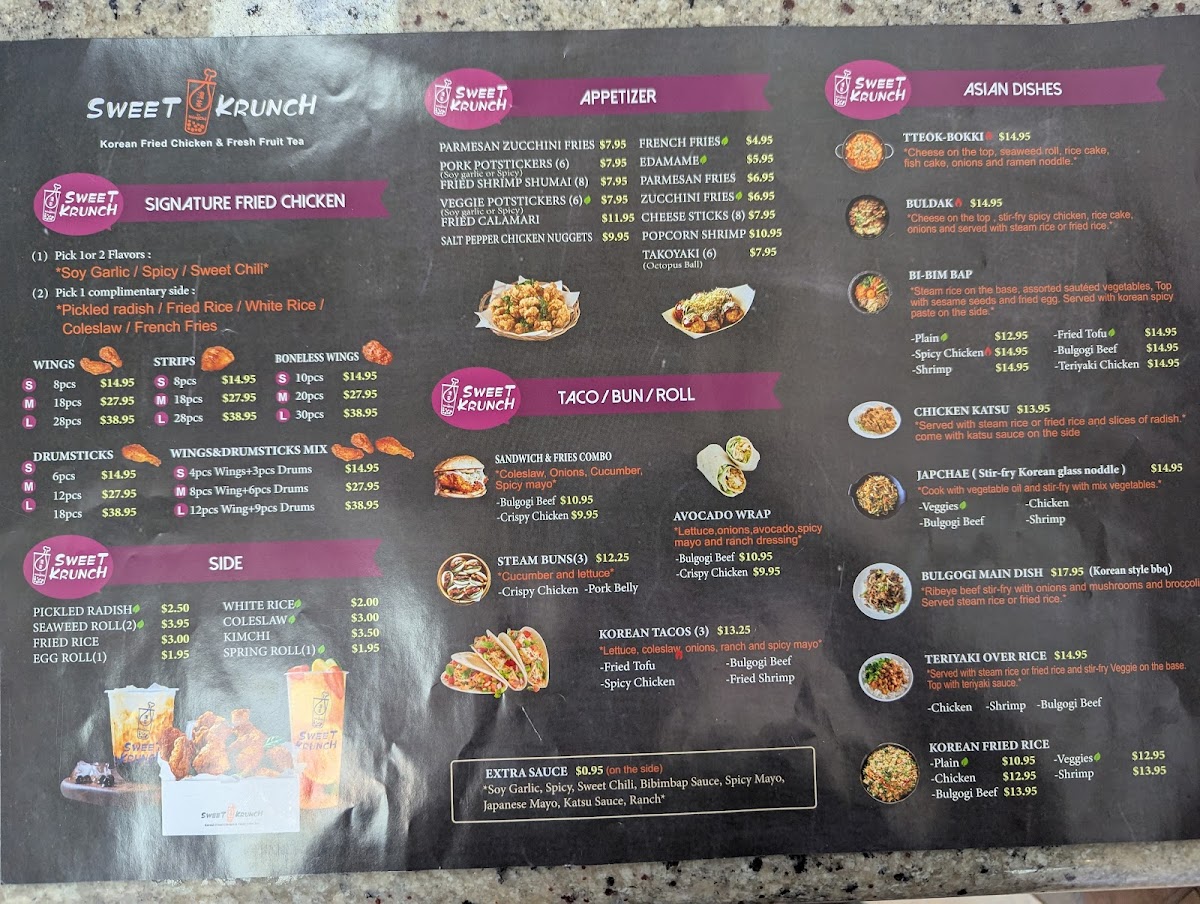 Menu Sweet Krunch - Bradenton-1