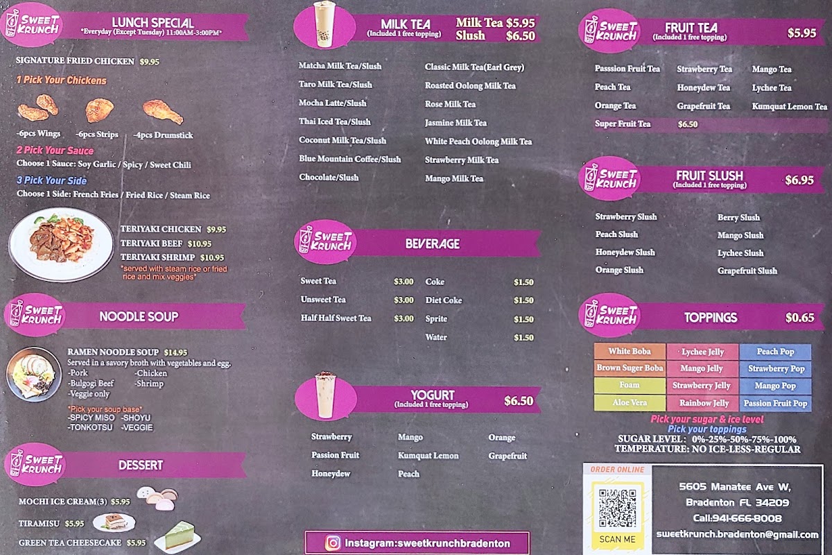 Menu Sweet Krunch - Bradenton-8