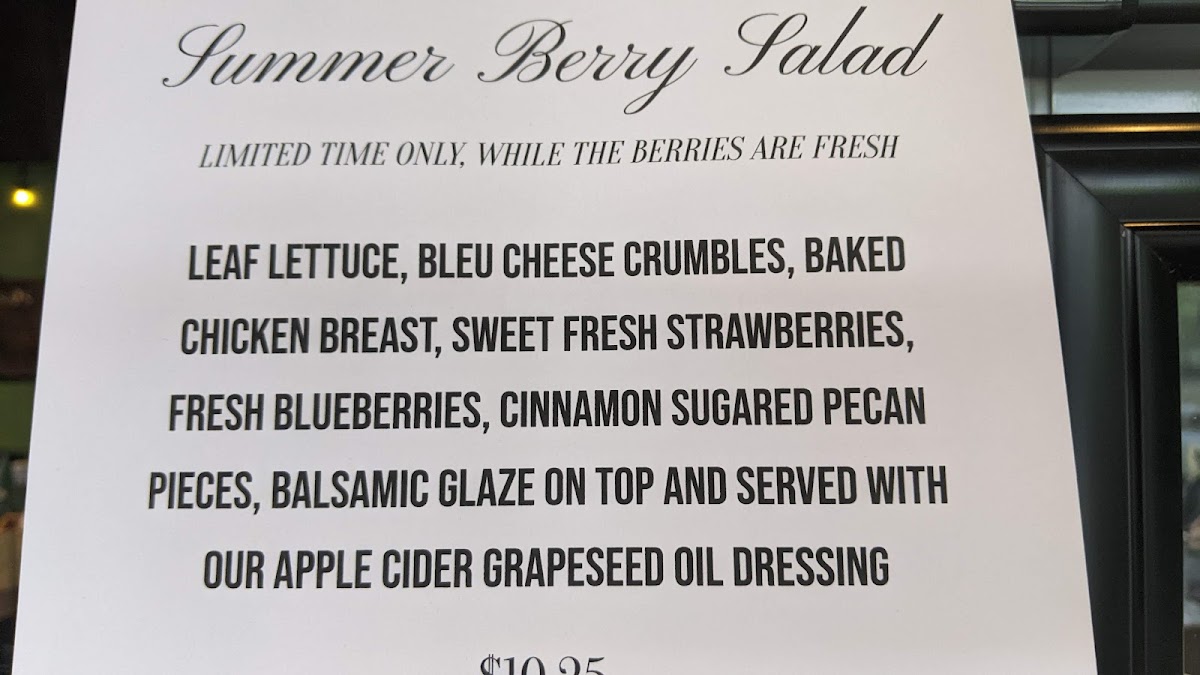 Menu Sweet Melissa's Good Eats-3