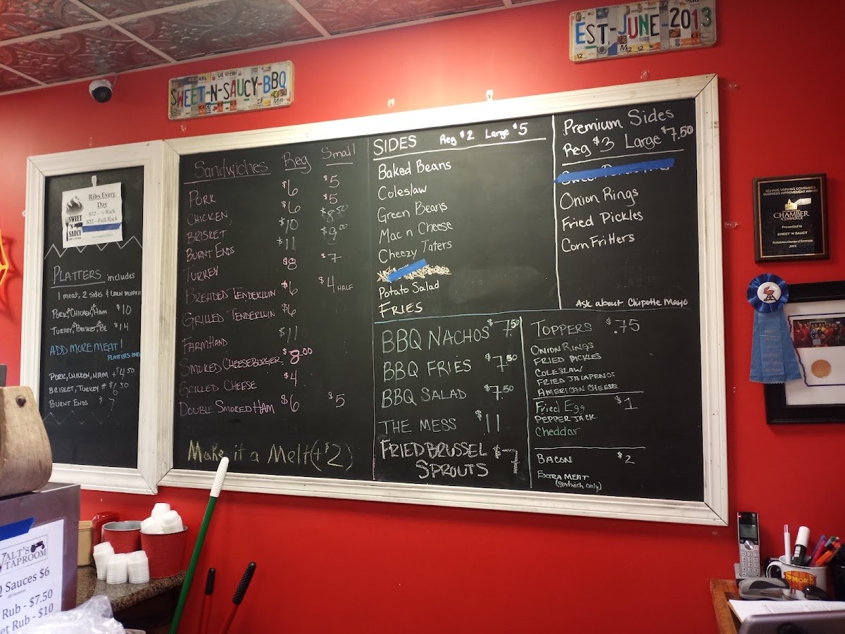 Menu Sweet 'n Saucy Bbq & Catering-3