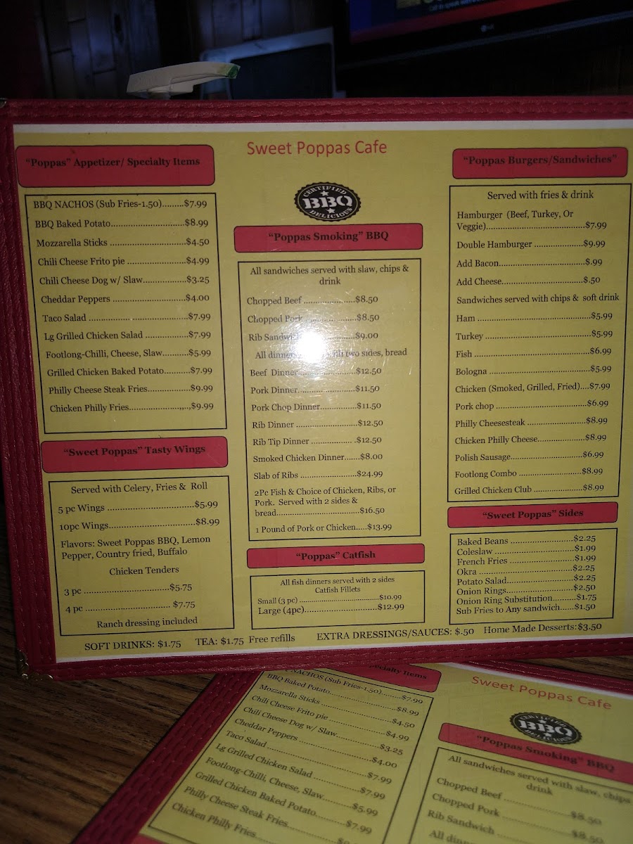 Menu Sweet Poppas Cafe & Catering-2