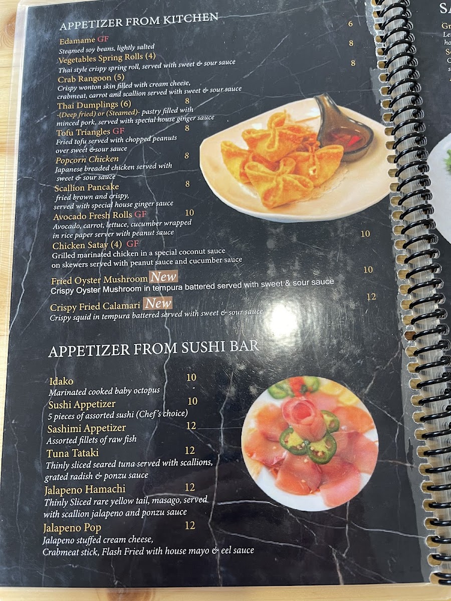 Menu Sweet Rice Thai Sushi-2