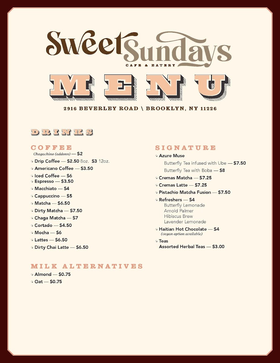 Menu Sweet Sundays Cafe-3