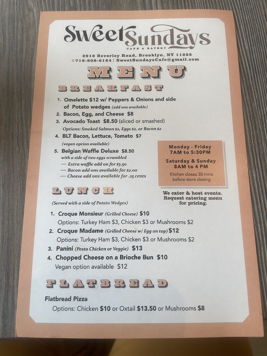 Menu Sweet Sundays Cafe-4