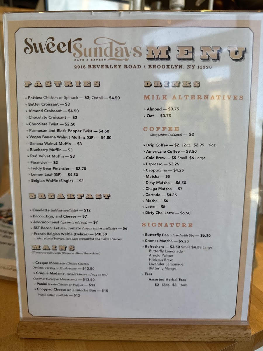 Menu Sweet Sundays Cafe-5