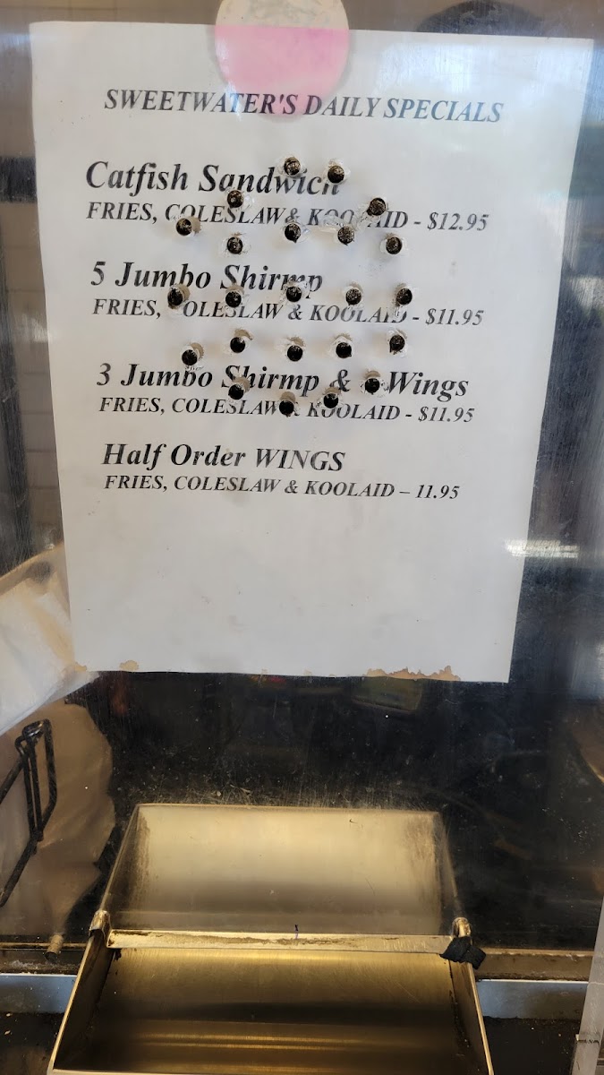 Menu Sweetwater Express-1