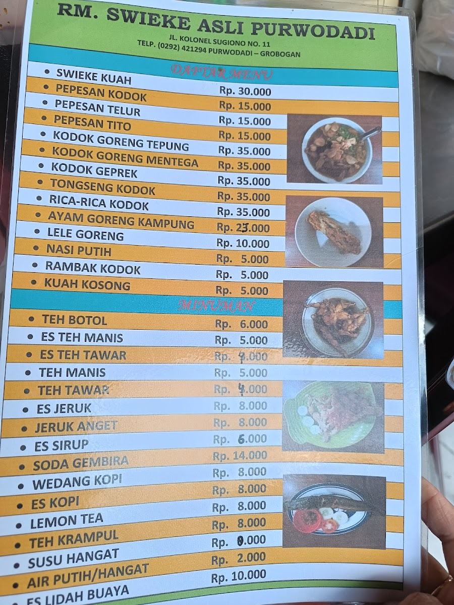 Menu Swike Cik Ping Purwodadi-10