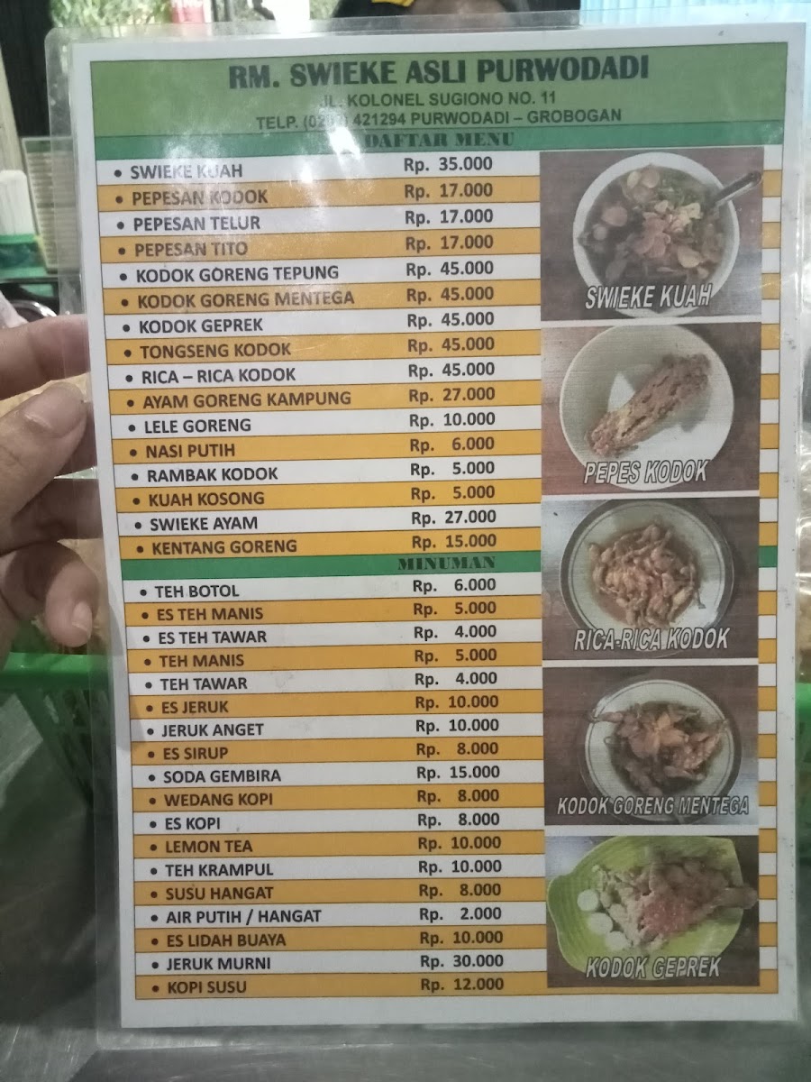 Menu Swike Cik Ping Purwodadi-4