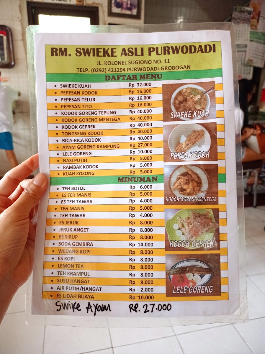Menu Swike Cik Ping Purwodadi-6