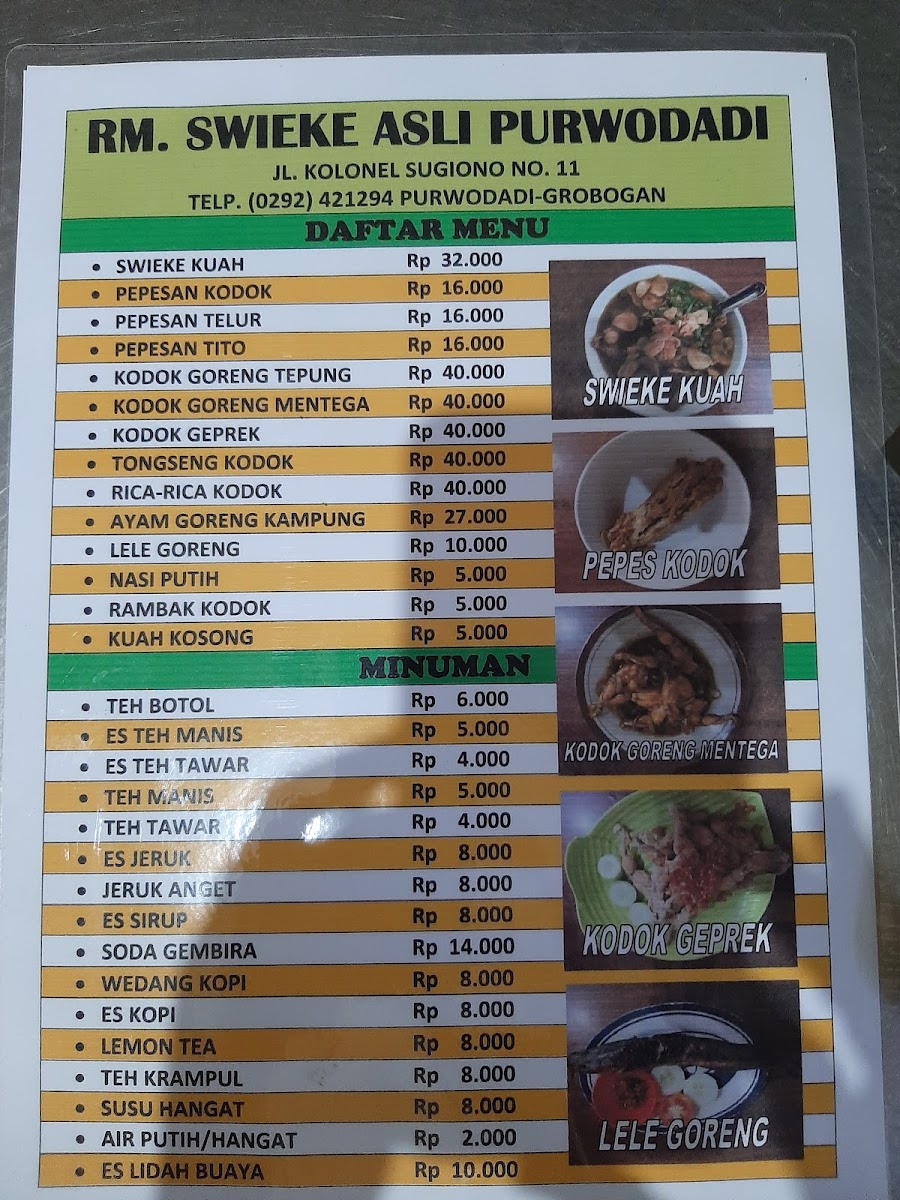Menu Swike Cik Ping Purwodadi-9