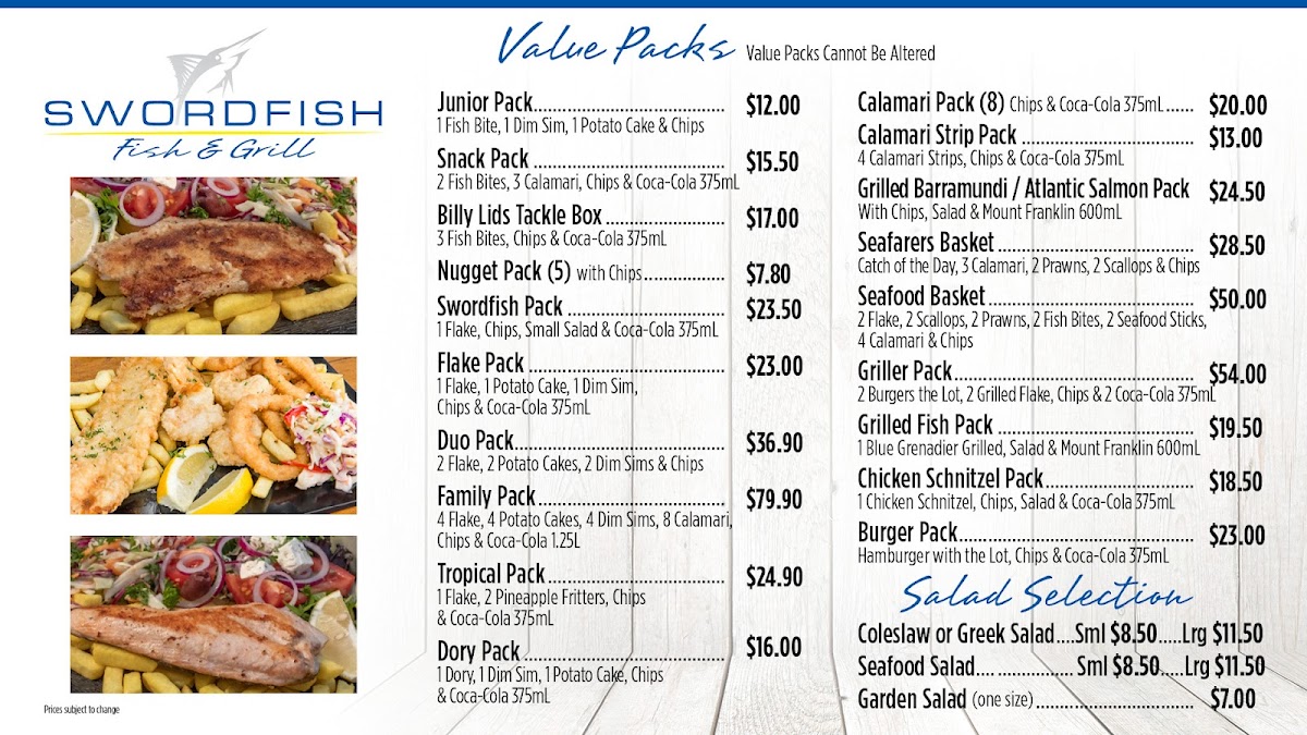 Menu Swordfish Fish & Grill-2