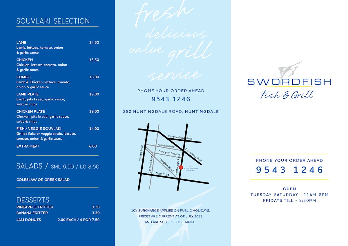 Menu Swordfish Fish & Grill-4