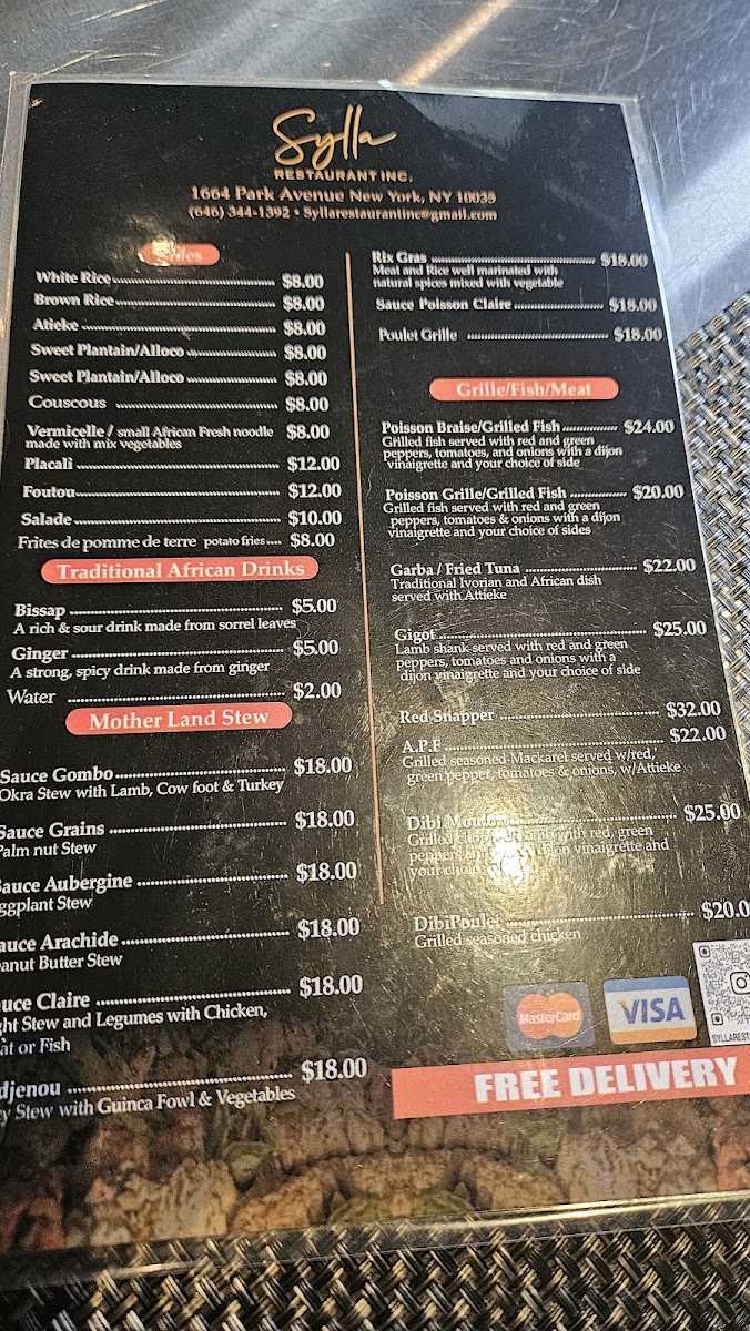 Menu Sylla-10
