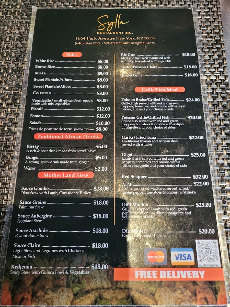 Menu Sylla-3