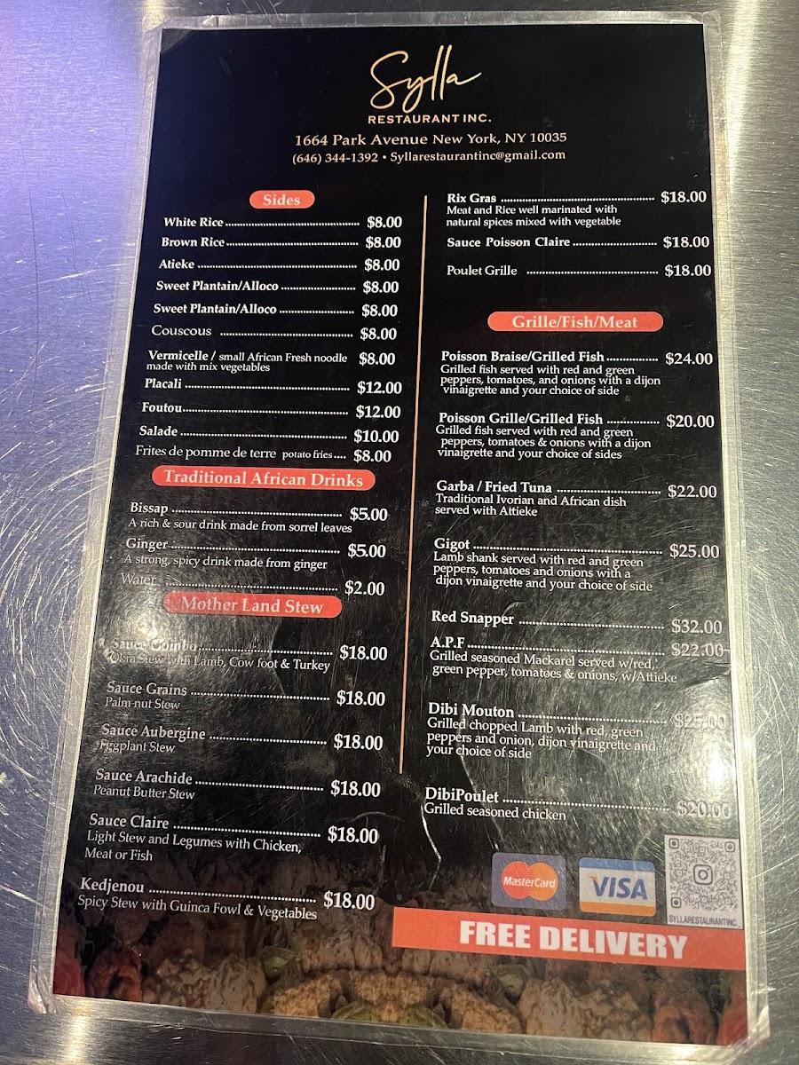 Menu Sylla-4