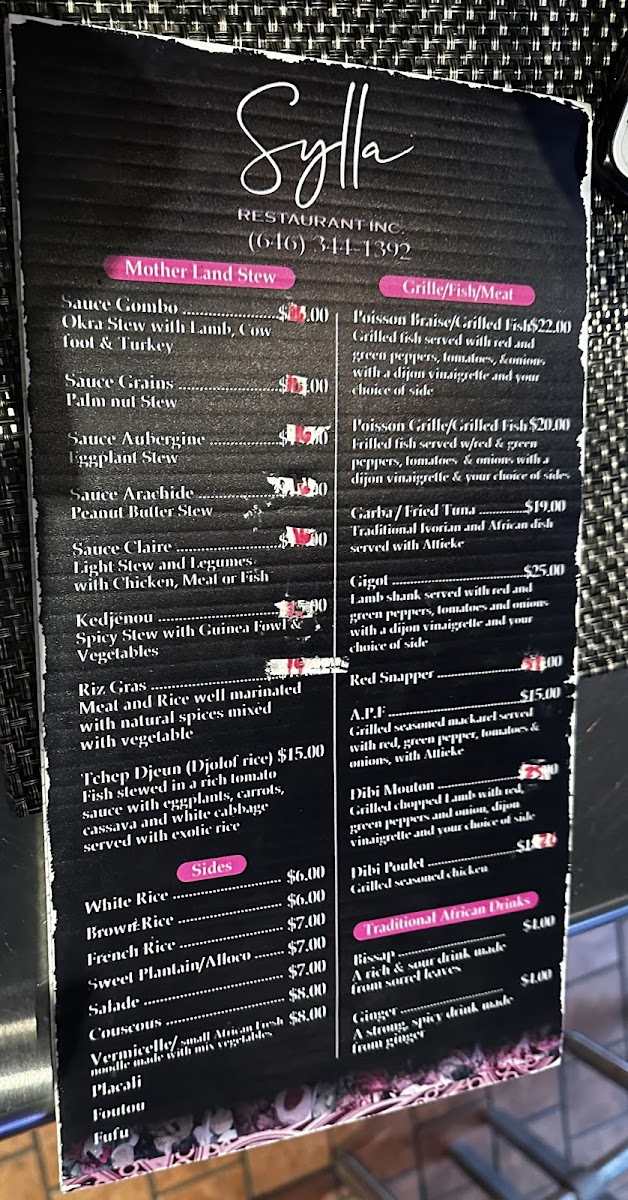 Menu Sylla-9