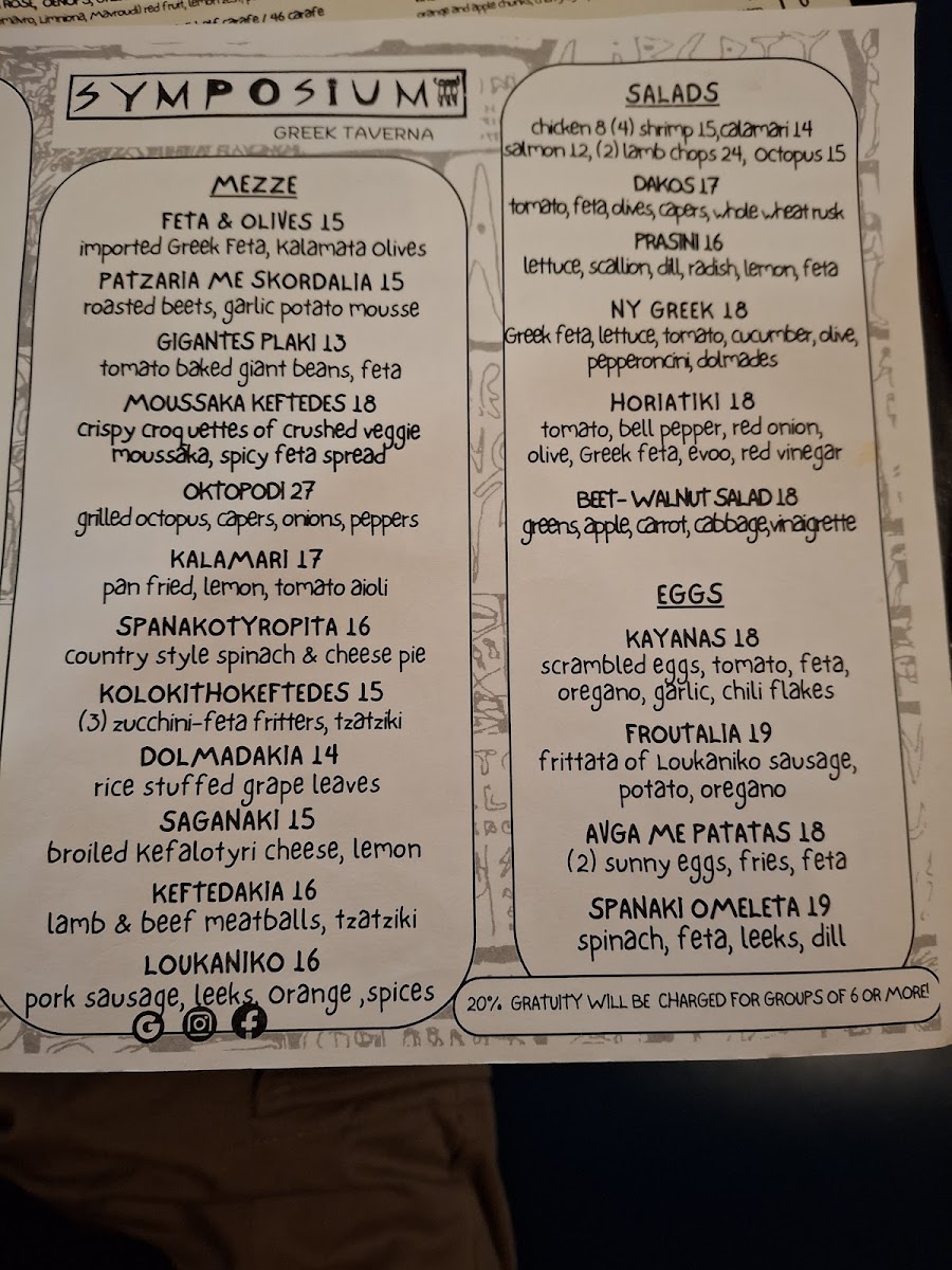 Menu Symposium-7