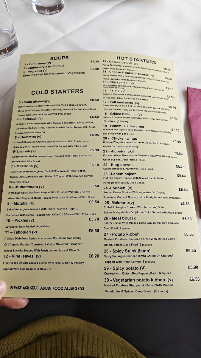 Menu Syriana Restaurant-1