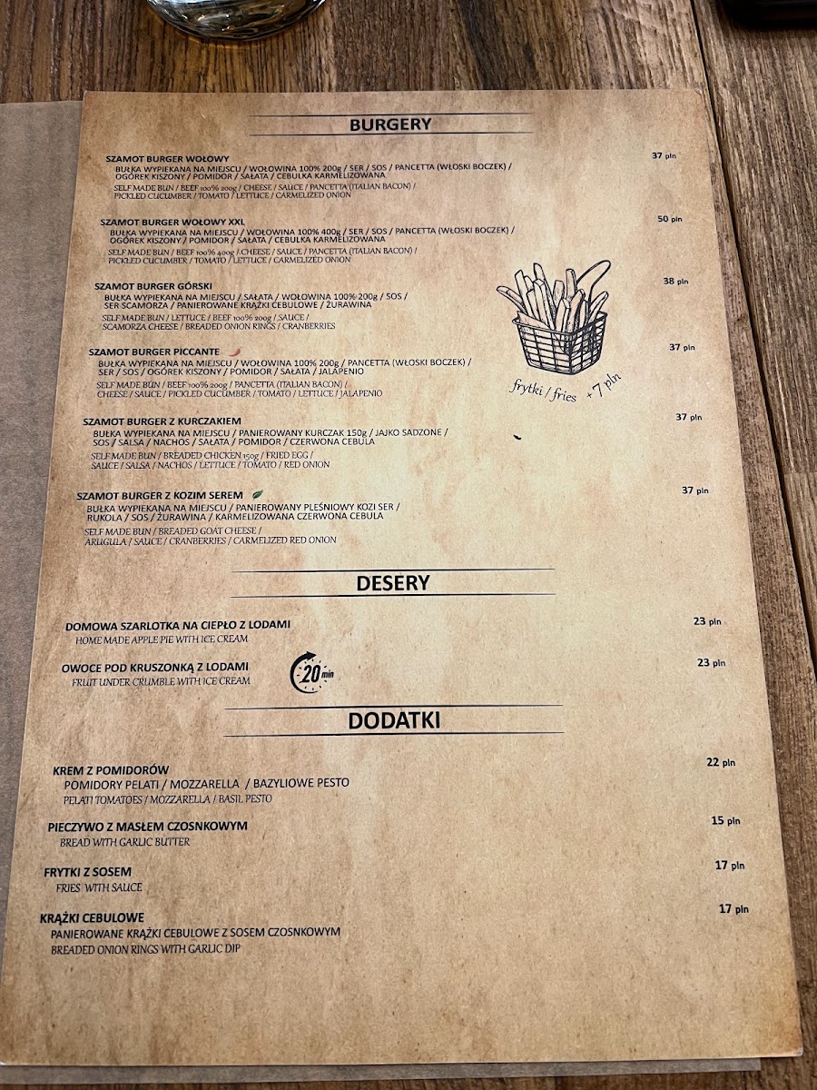 Menu Szamot Bistro-6
