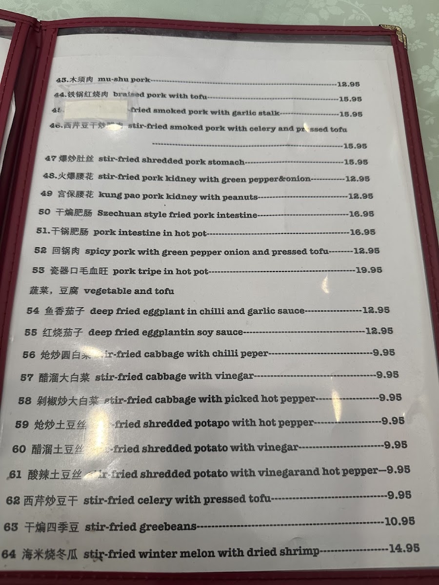 Menu Szechuan Delicious Restaurant-7