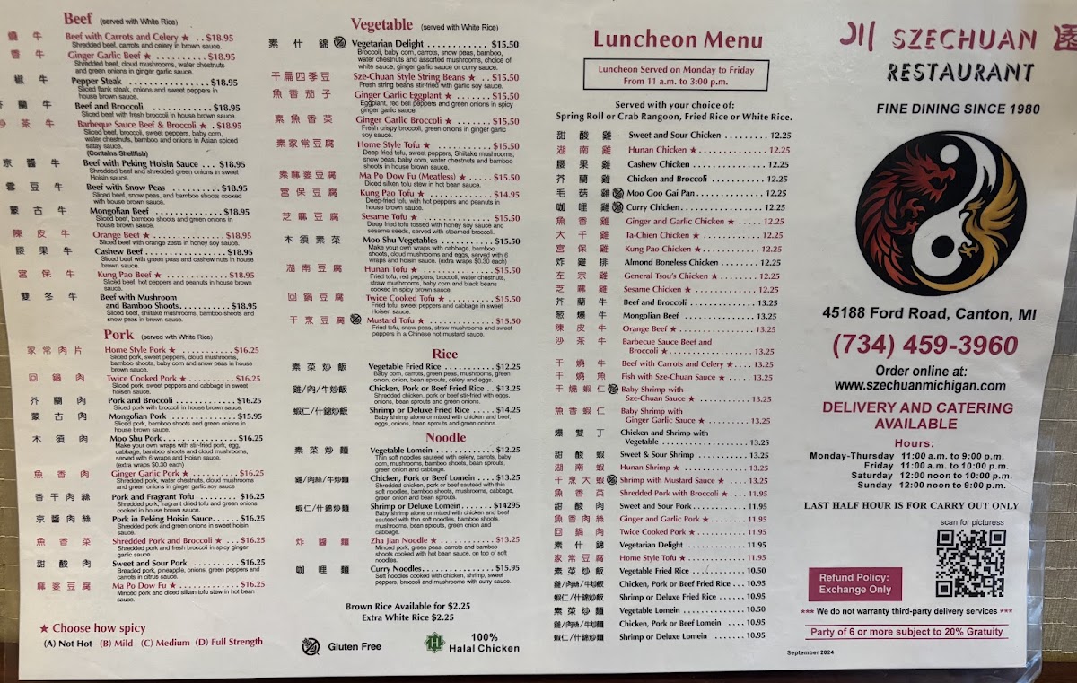 Menu Szechuan Restaurant-2